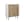 White Unit & Oak Effect Door & Pine Leg