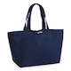 image 1 of Westford Mill Organic Marina Tote Shopping Bag (20L) - French Navy - One Size Blue