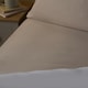 image 2 of OHS 100% Brushed Cotton Soft Cosy Warm Fleece 25cm Deep Elasticated Fitted Sheet | Brown | Natural | King