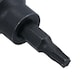 image 4 of T25 Male Torx Star Impact Impacted Shallow Short Bit Socket 3/8in drive