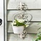 image 1 of Fleur de Lys Ivory Wall Planter Cream