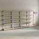 image 2 of Home Vida 5 Tier Large Heavy Duty Adjustable Steel Garage Shelving, Galvanised - Holds 875kg - (Set of 4) | Silver | Silver | Large
