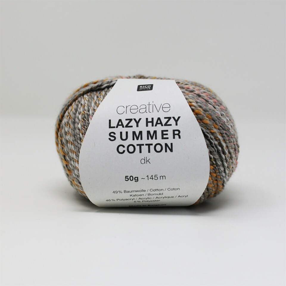 Rico Design Yarn Creative Lazy Hazy Summer Cotton DK Ecru Cream