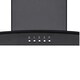 image 8 of SIA CGH80BL 80cm Curved Glass Chimney Cooker Hood Extractor Fan In Black