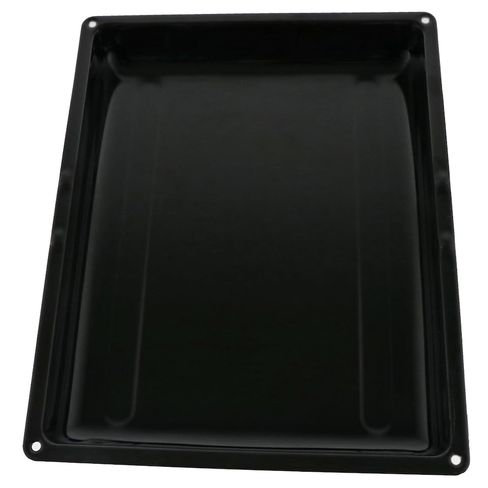 image 1 of SPARES2GO Small Baking Roasting Tray Grill Pan for Oven Cooker (355mm x 280mm)