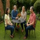 image 10 of Centurion Supports OSHOWA Garden and Patio Table and 4 Large Chairs with Armrests Cast Aluminium Bistro Set - Black