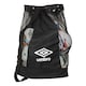 image 2 of Umbro Logo Football Bag - Black/White - One Size