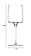 image 10 of Wine Glasses Clear Glass Goblets Stemware Barware | Clear | 6x 340ml