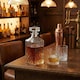 image 6 of 1L Round Glass Whisky Whiskey Decanter Cut Look Carafe Bar Spirits Brandy Sherry