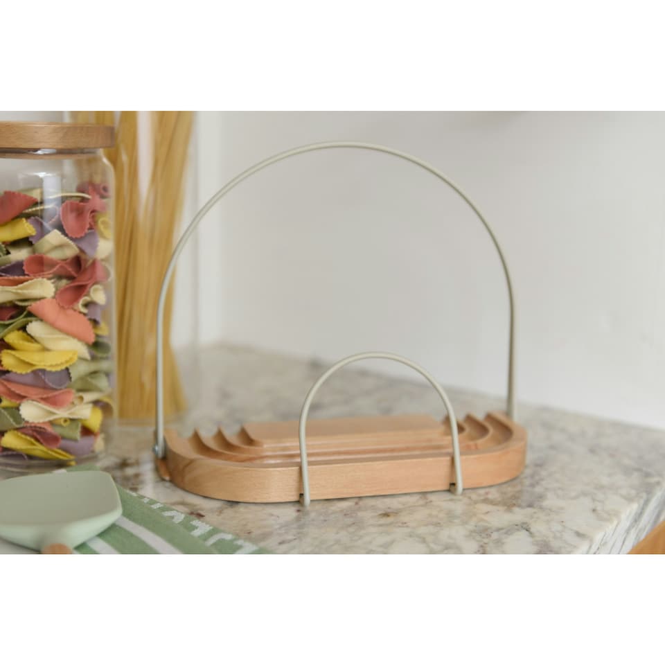 image 1 of KitchenCraft Cookbook Stand Wood Beechwood