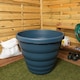 image 2 of Wham Beehive  m Round Plastic Garden Planter | Blue | Navy