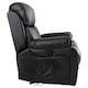 image 3 of Chester Electric Bonded Leather Automatic Recliner Heat & Massage Chair (Black)