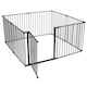 image 2 of Bettacare Pet Pen, 144cm x 144cm, Black, 70cm High, Dog Pen for Pets and Puppies, Dog Playpen suitable for Indoor and Outdoor use Black