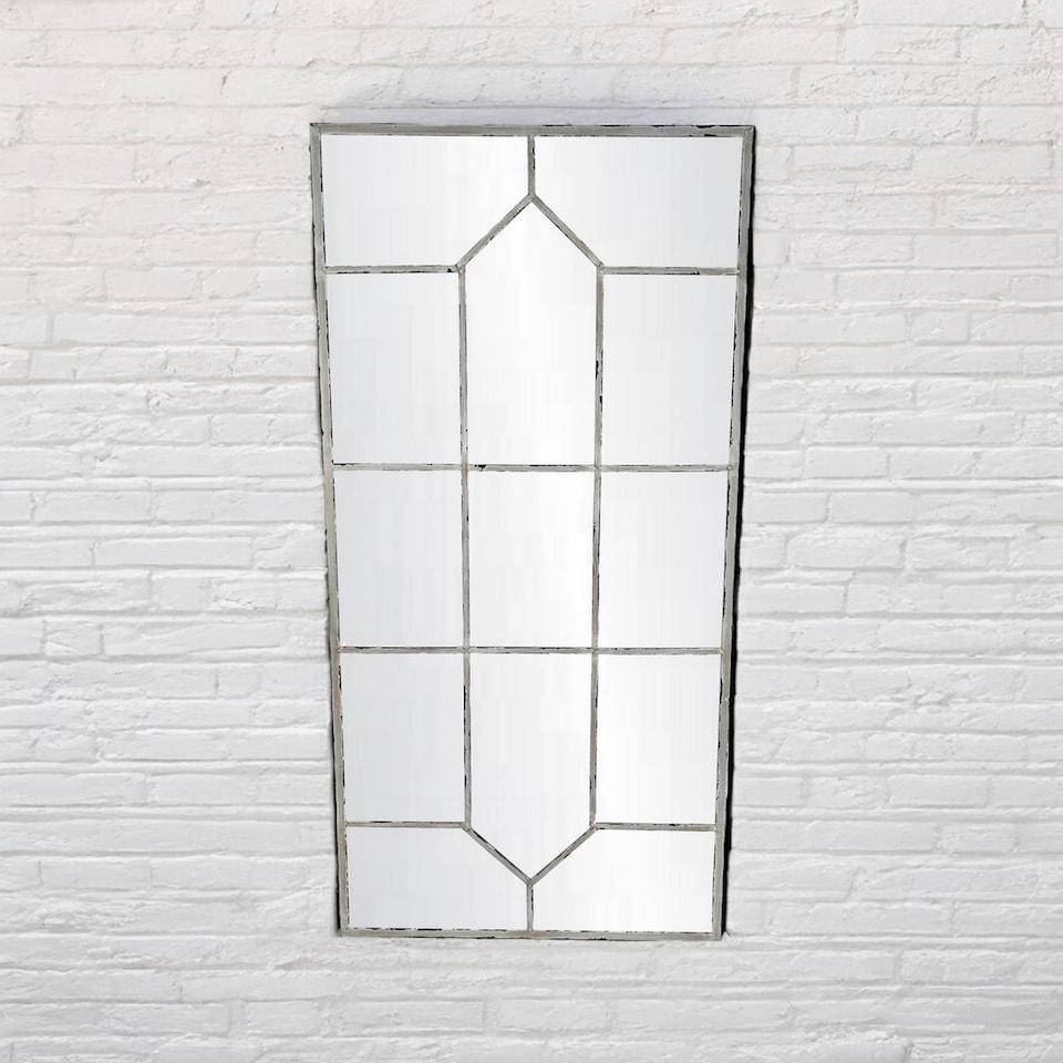 image 1 of Outdoor Wall Framed Mirror - Metal - L3 x W60 x H120 cm