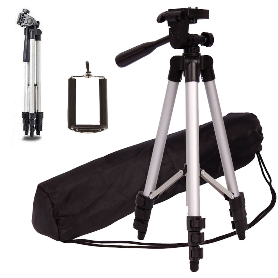 image 1 of Trimming Shop Camera Tripod Mini Universal Stand Support, Black Used