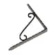 image 3 of Hammer & Tongs Notched Scroll Iron Shelf Bracket - D205mm - Black