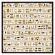 image 2 of Ancient egyptian hieroglyphs (Picture Frame) Grey | L