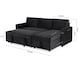 image 8 of The Tranquilo 3 Seater Sofa Bed in Black or Navy | Black | One Size