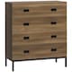 image 1 of HOMCOM Chest of Drawers, 4 Drawer Unit Storage Chest Bedroom Living Room