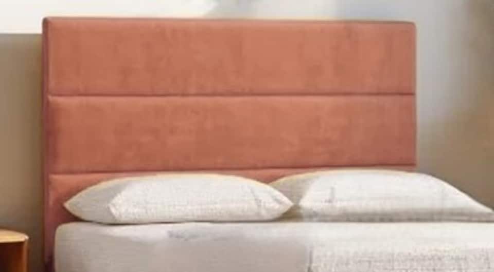 image 1 of York Bed & Padded Headboard With Hybrid Sprung Orthopaedic Mattress
