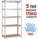 image 5 of Yaheetech 180 cm Tall 5 Adjustable Shelves Boltless Shelving