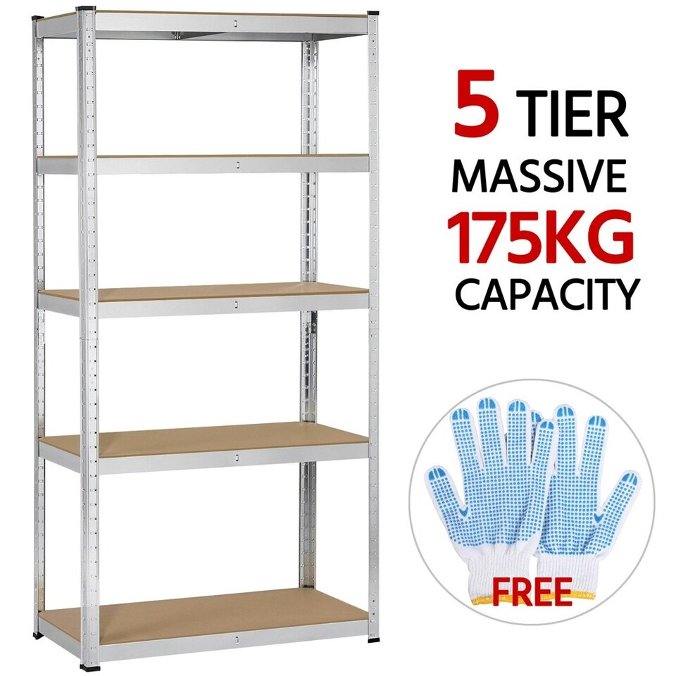 image 1 of Yaheetech 180 cm Tall 5 Adjustable Shelves Boltless Shelving