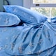 image 6 of Martex Blue Zebras in Love Fitted Sheet Blue King Blue | King