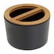 image 3 of Interiors by Premier Modern Black Toothbrush Holder, Sustainable Toothbrush Cup With Divider, Holder For Bathroom Accessories