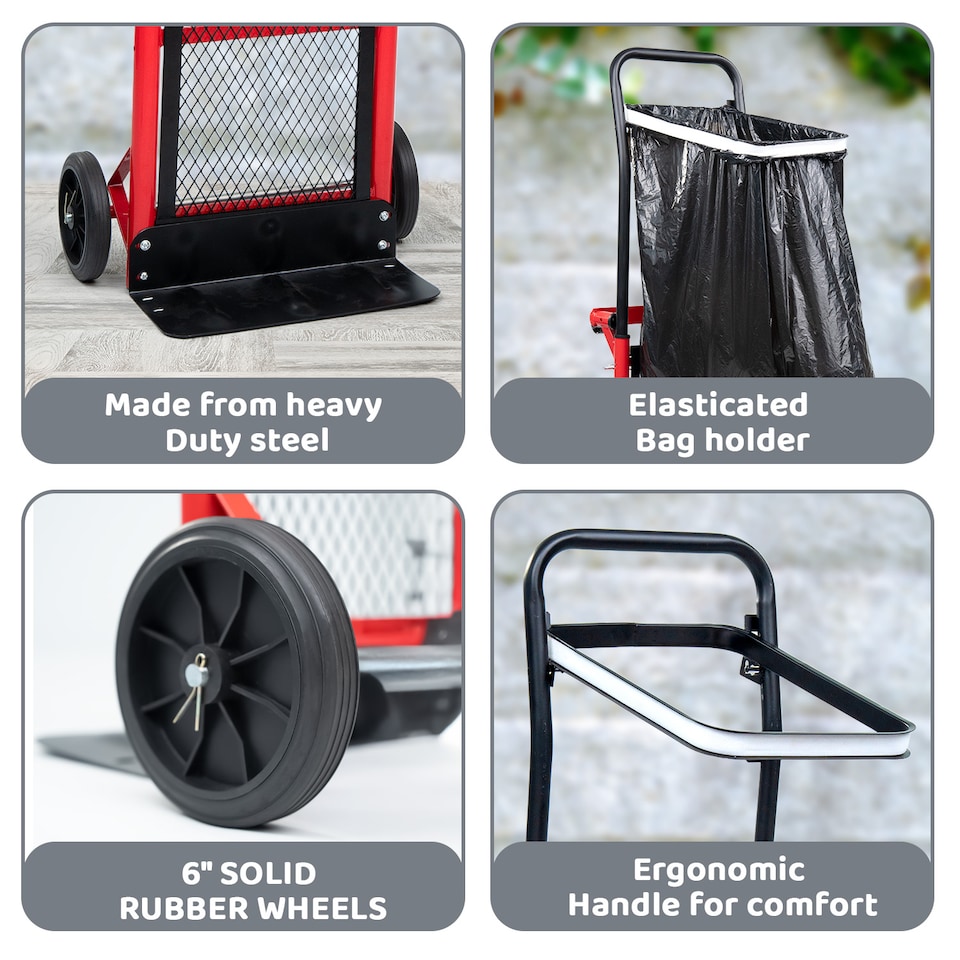 image 1 of Sack Truck Trolley Heavy Duty Multi Purpose Industrial Folding Hand Cart