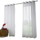 image 2 of Voile Panel - Ring Top - White - 145cm x 182cm