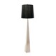 image 1 of Ascent Floor Lamp with Tapered Shade, Polished Nickel