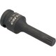 image 2 of M12 x 78mm Impacted Impact Extra Long Spline Bit 1/2" Drive Male Socket