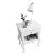 image 5 of Camille Bedside Table 1 Drawer in Classic White