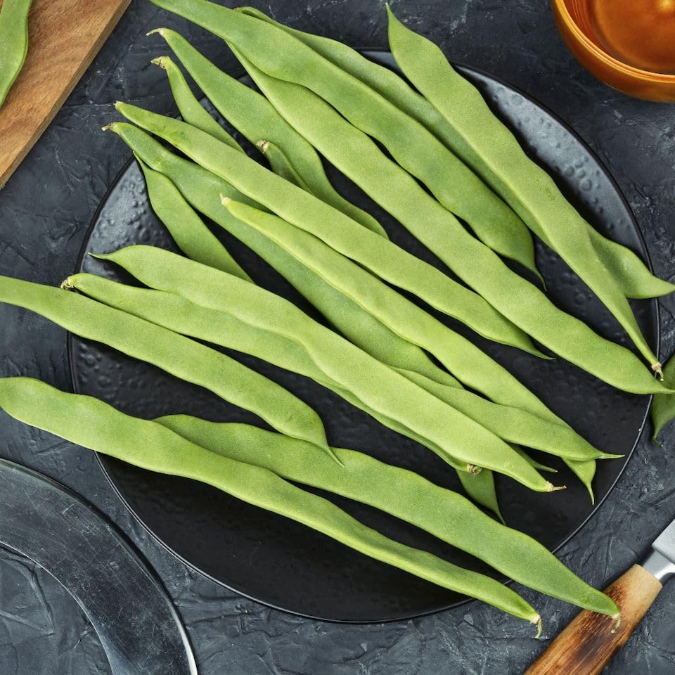 image 1 of Climbing Bean Hacienda Seeds Phaseolus vulgaris French Bean 1 Packet x 40 Seeds by Thompson & Morgan