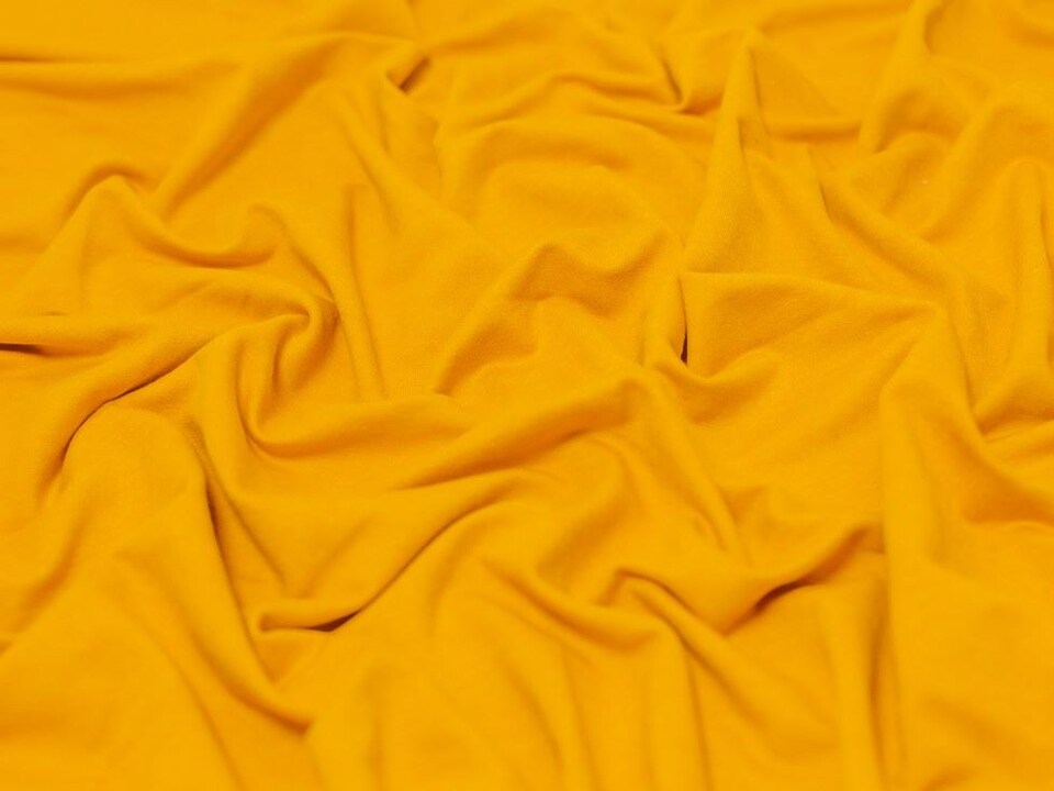 Minerva Core Range Orange Medium Loop Back French Terry Stretch Knit Fabric for Dressmaking, 150cm / 59" Wide - per metre