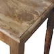 image 5 of Artisan Furniture Solid Wood Oakish Turned Leg Writing Desk