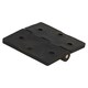 image 3 of Reinforced Nylon Hinge Plastic 64x67mm Italian Industrial Door Locker Hatch Black
