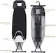 image 5 of Ironing Board 120 x 40cm Ironing Board Table Folding Metal Iron,Lightweight Iron Board Rack Foldable Non Slip Adjustable Height