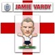 image 3 of Soccerstarz - England - Jamie Vardy - Home Kit 2018