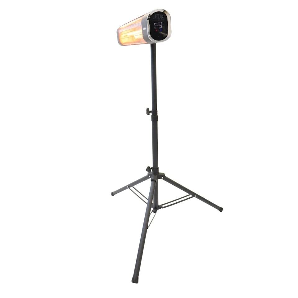 image 1 of Senelux Tripod Mounted Infrared Patio Heater with Remote Control