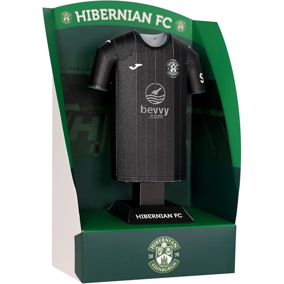 image 1 of RadStuff Metal Alloy Football Shirt - Hibernian FC Third Kit 2025/26