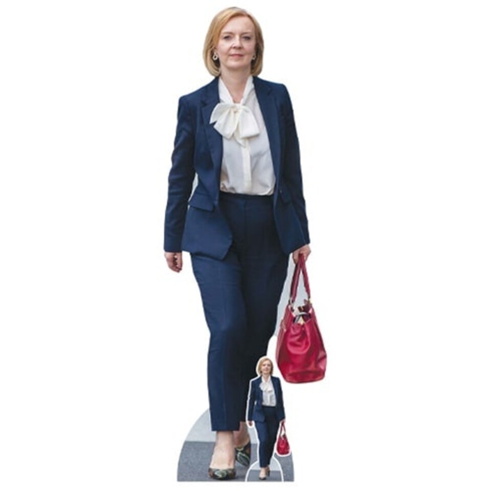 Liz Truss Lifesize Cardboard Cutout 168cm
