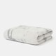 image 1 of OHS 2 Pack Luxury 100% Cotton Marble Jacquard Absorbent Quick Drying Bath Towel Grey | Bath towel