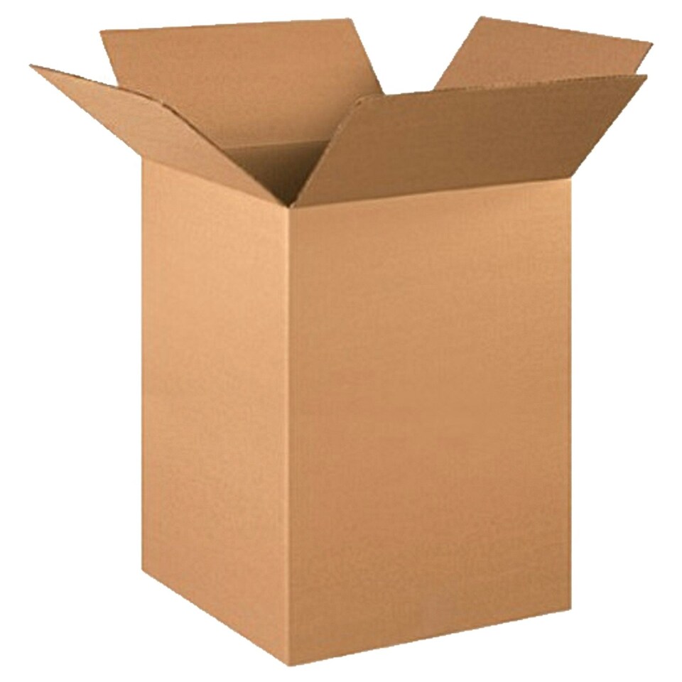 image 1 of 100 x 18 x 12 x 3" (457x305x76mm) Strong Secure Single Wall Cardboard Boxes Ideal For House Moving, Packing & Shipping Items Brown