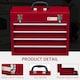 image 3 of DURHAND Lockable 2/3/4 Drawer Tool Chest w/ Ball Bearing Slide Drawer 