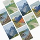 image 2 of Landscape Design Thank You Card Pack - Pack of 8 (4 Designs)