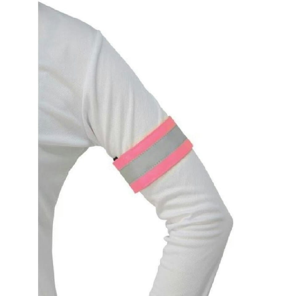HyVIZ Reflector Arm And Leg Wraps - Pink - One Size