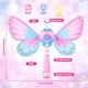 image 3 of Musical Light-Up Butterfly Bubble Wand - Magical Bubble Machine for Girls