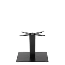Black Cast Iron Square Table Base - Medium - Coffee Height - 480 Mm Black