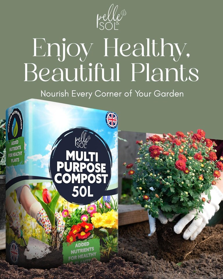 image 1 of Pelle & Sol 50L Multi Purpose Compost Peat Free Potting Soil